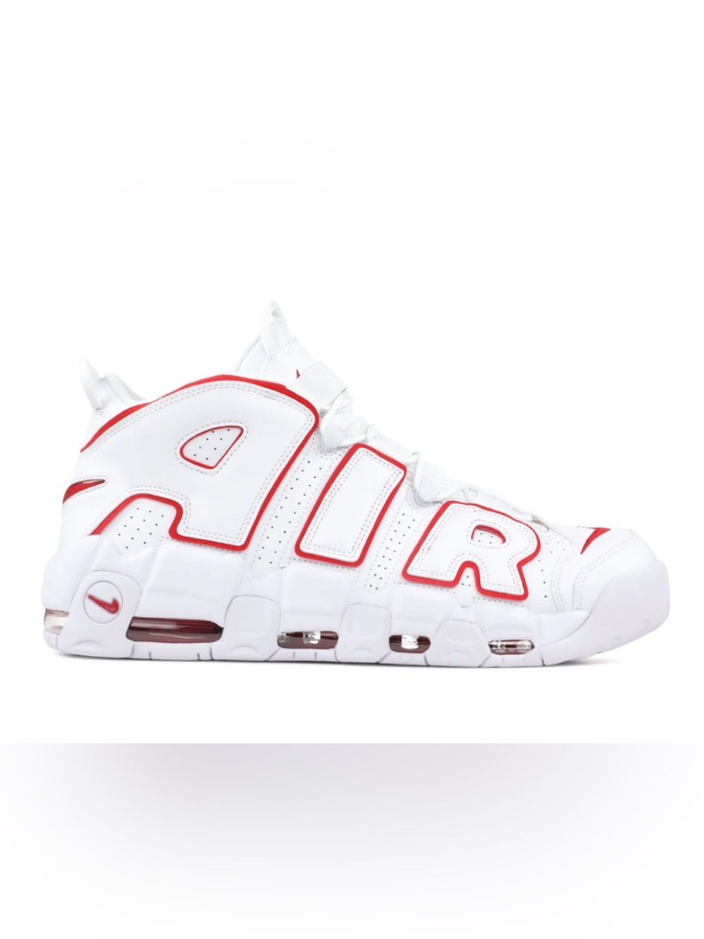Nike Air More Uptempo GS ‘White/Varsity Red’ - Boys/Youth Size 2.5y
